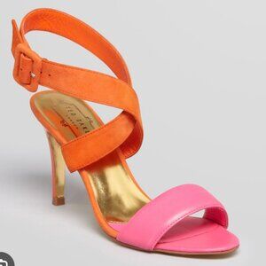 TED BAKER Jolea Colorblock Heels - Size 9